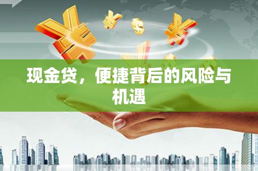 社头现金贷，便捷背后的风险与机遇
