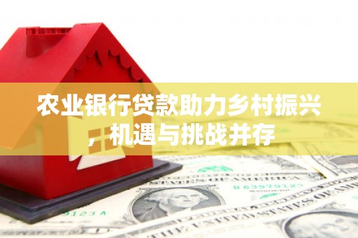 社头农业银行贷款助力乡村振兴，机遇与挑战并存