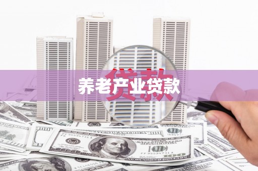 社头养老产业贷款