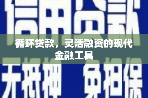 社头循环贷款，灵活融资的现代金融工具