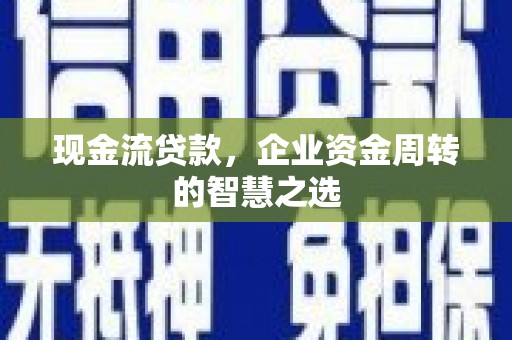 社头现金流贷款，企业资金周转的智慧之选