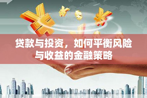 社头贷款与投资，如何平衡风险与收益的金融策略